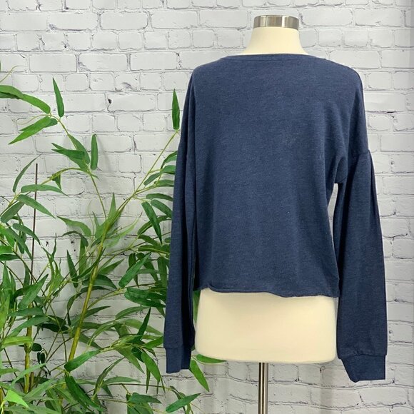 🎉Zoe + Liv Navy Blue Long Sleeve Graphic Top🎉 - Picture 3 of 4